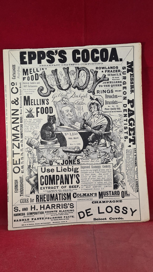 Judy: The London Serio-Comic Journal Volume XLIV Number 1,150 May 8 1889