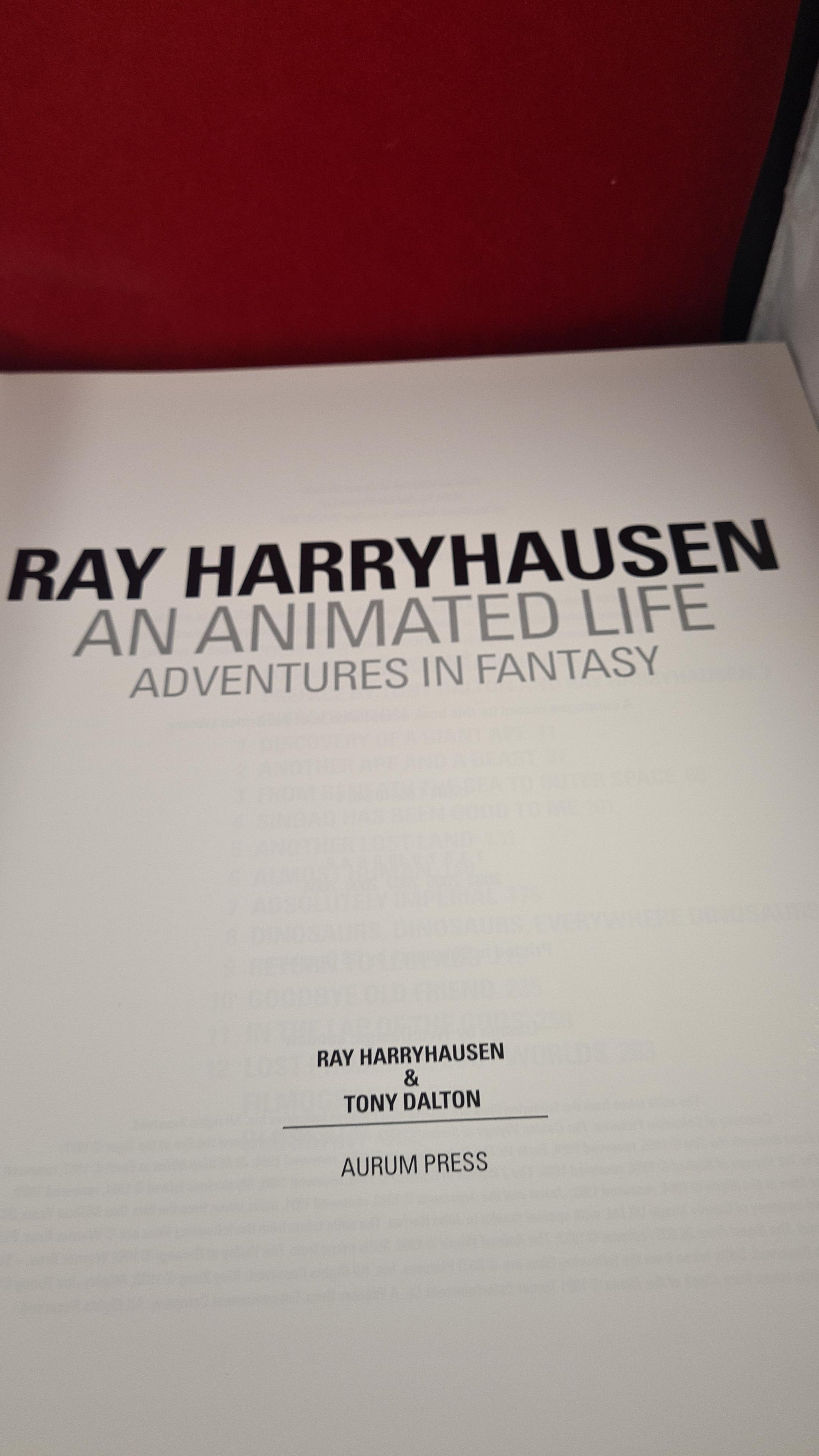 Ray Harryhausen & Tony Dalton - An Animated Life, Aurum Press