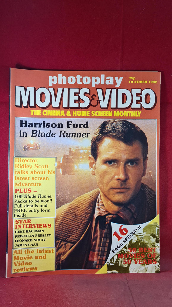 Photoplay Movies & Video Volume 33 Number 10 October 1982