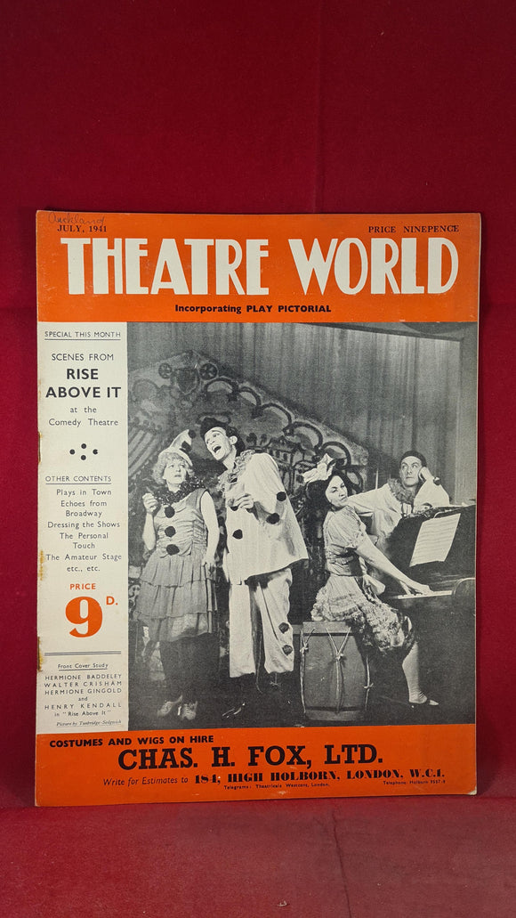 Theatre World Number 198 July 1941
