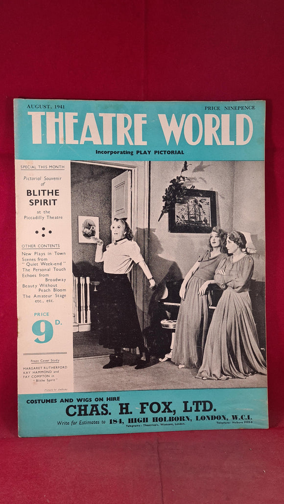 Theatre World August 1941