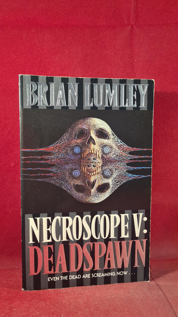 Brian Lumley - Necroscope V: Deadspawn, First Grafton Paperbacks 1991, Signed