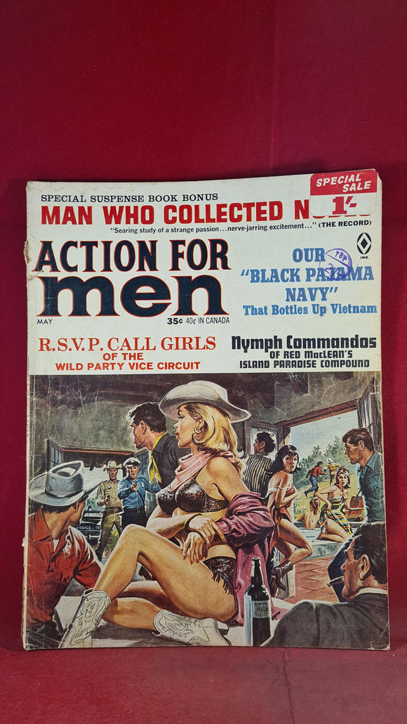 Action For Men Magazine Volume 10 Number 3 May 1966