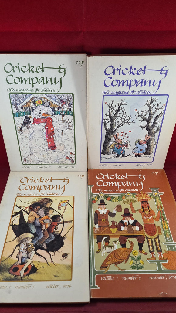 Cricket & Company Volume 1 Number 1, 2, 3 & 5 October 1974 - February 1975