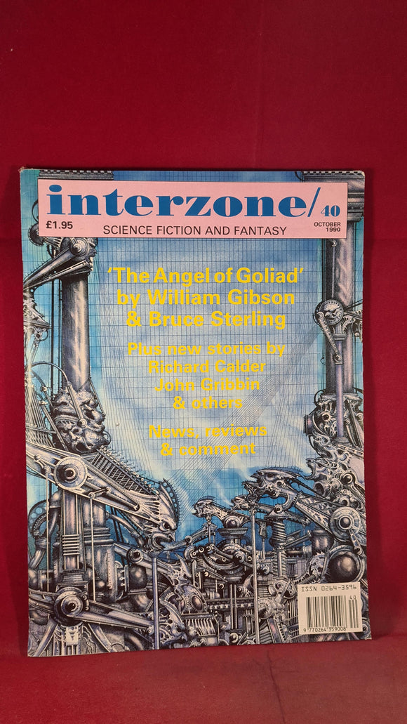 David Pringle - Interzone Science Fiction & Fantasy, Number 40, October 1990