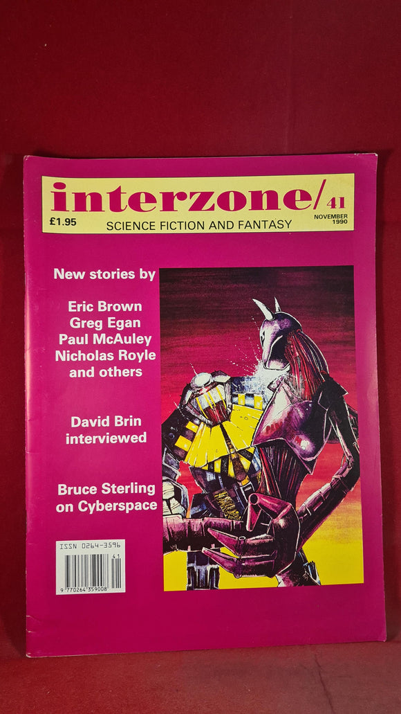 David Pringle - Interzone Science Fiction & Fantasy, Number 41, November 1990