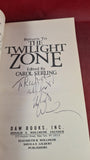 Carol Serling - Return To The Twilight Zone, Daw Books, 1994, First Edition, Signed