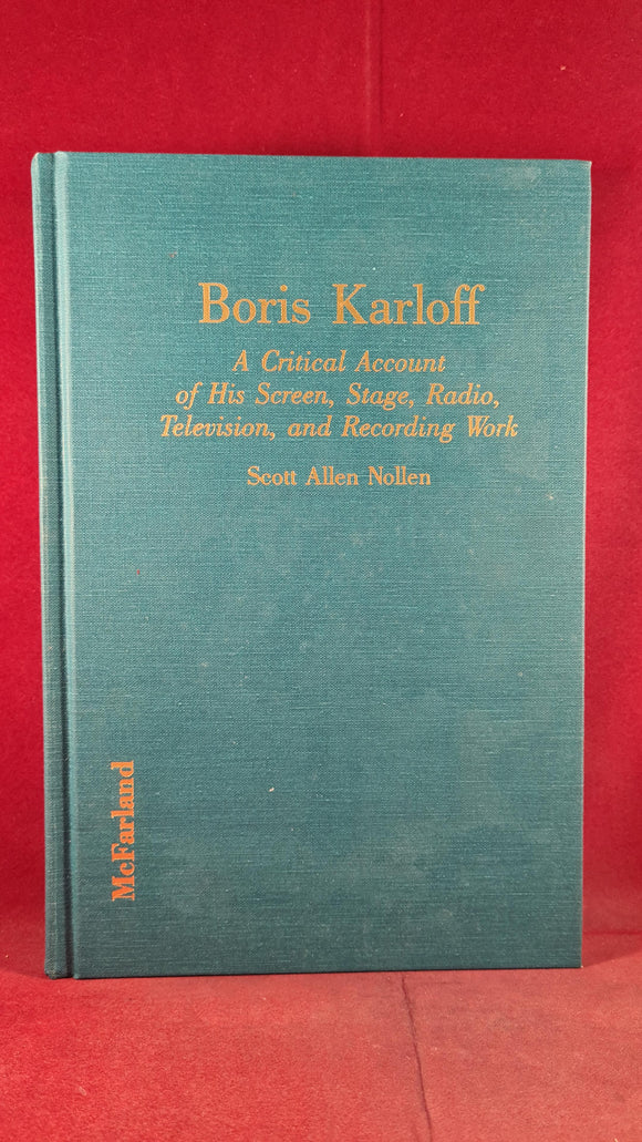 Scott Allen Nollen - Boris Karloff, McFarland, 1991, Review Copy