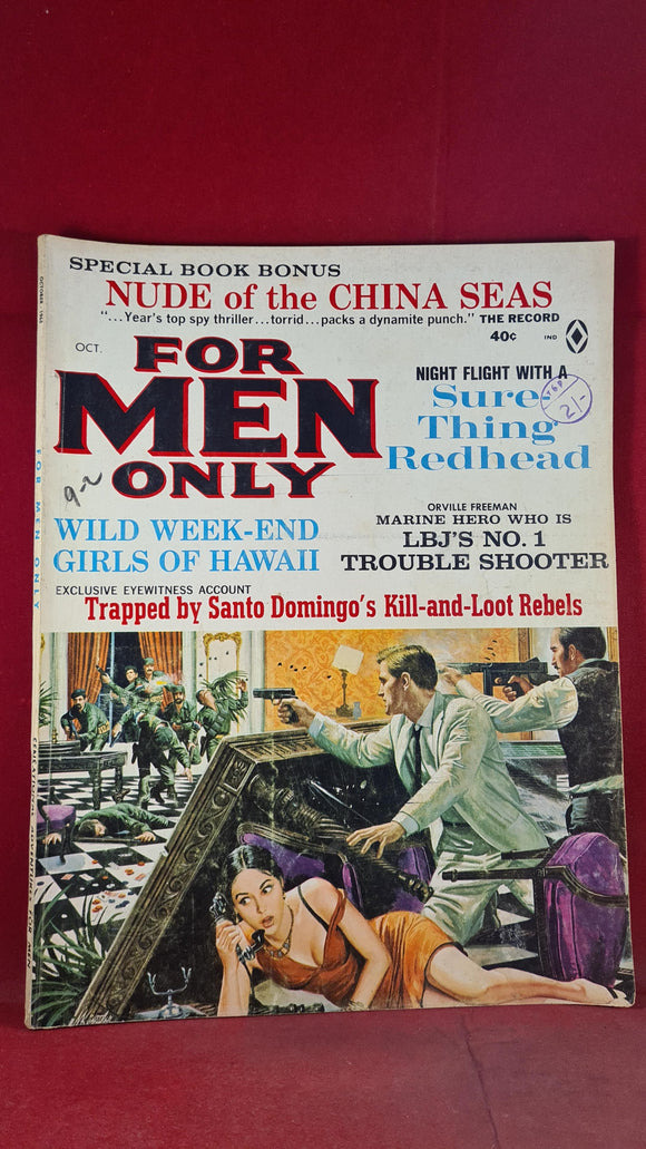 For Men Only Magazine Volume 12 Number 10 October 1965