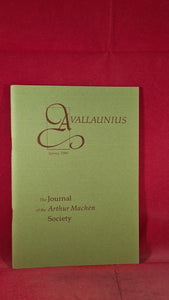 Avallaunius - The Journal of the Arthur Machen Society, Number 5 Spring 1990, Limited