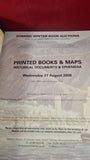 Dominic Winter - Printed Books & Maps Historical Documents 27 August 2008