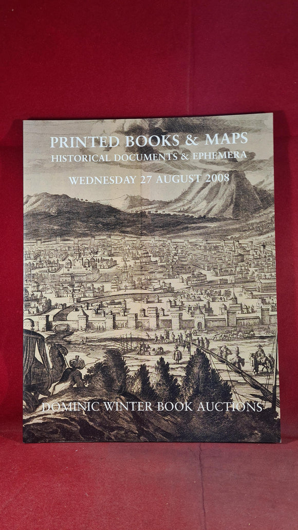 Dominic Winter - Printed Books & Maps Historical Documents 27 August 2008