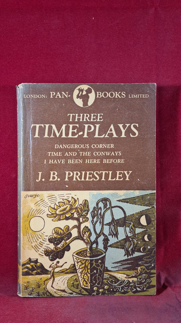 J B Priestley - Three Time-Plays, Pan Books, 1947, Paperbacks