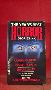 Karl Edward Wagner - The Year's Best Horror Stories XX, First Daw, 1992, Paperbacks
