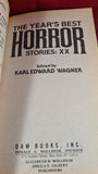 Karl Edward Wagner - The Year's Best Horror Stories XX, First Daw, 1992, Paperbacks
