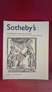 Sotheby's - Witchcraft & the Occult 20 November 2003