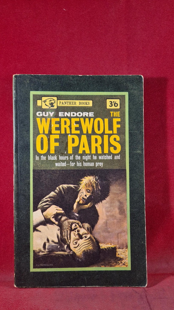 Guy Endore - The Werewolf of Paris, Panther Books, 1963, Paperbacks