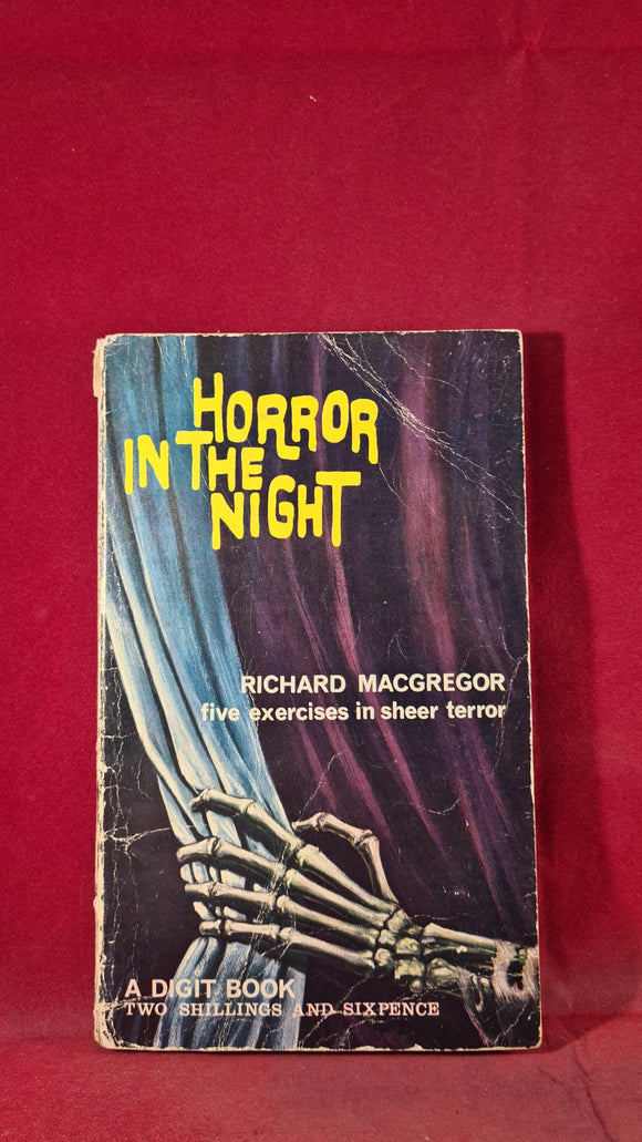Richard MacGregor - Horror In The Night, Digit Book, 1963, Paperbacks