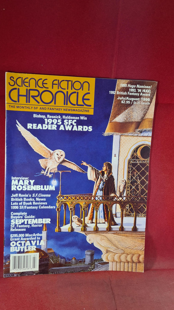 Science Fiction Chronicle July/August 1995 Volume 16, Number 8, Issue 184