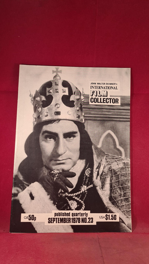 John Walter Skinner's International Film Collector Number 23 September 1978
