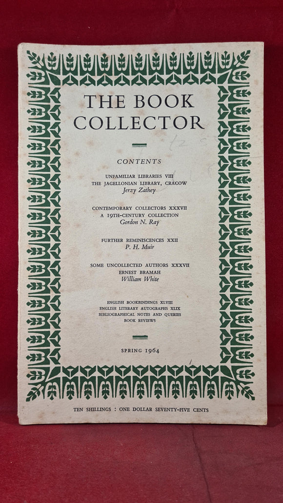 The Book Collector Volume 13 Number 1 Spring 1964