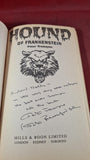 Peter Tremayne-Hound of Frankenstein, Mills & Boon, 1977, Signed, Inscribed, Paperbacks