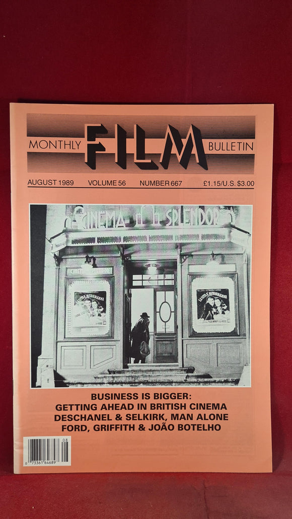 Monthly Film Bulletin Volume 56 Number 667 August 1989