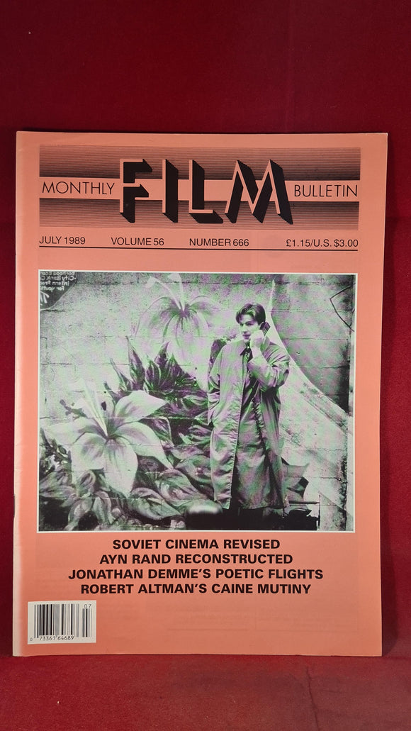 Monthly Film Bulletin Volume 56 Number 666 July 1989
