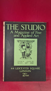 The Studio - Magazine of Fine & Applied Art Volume 84 Number 356 Nov 15th 1922