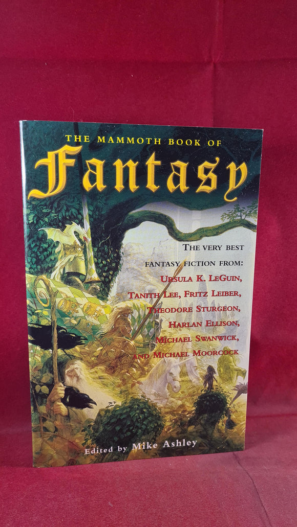 Mike Ashley - The Mammoth Book of Fantasy, Carroll, 2001, Inscribed, Signed, Paperbacks