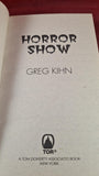 Greg Kihn - Horror Show, TOR Books, 1997, Paperbacks