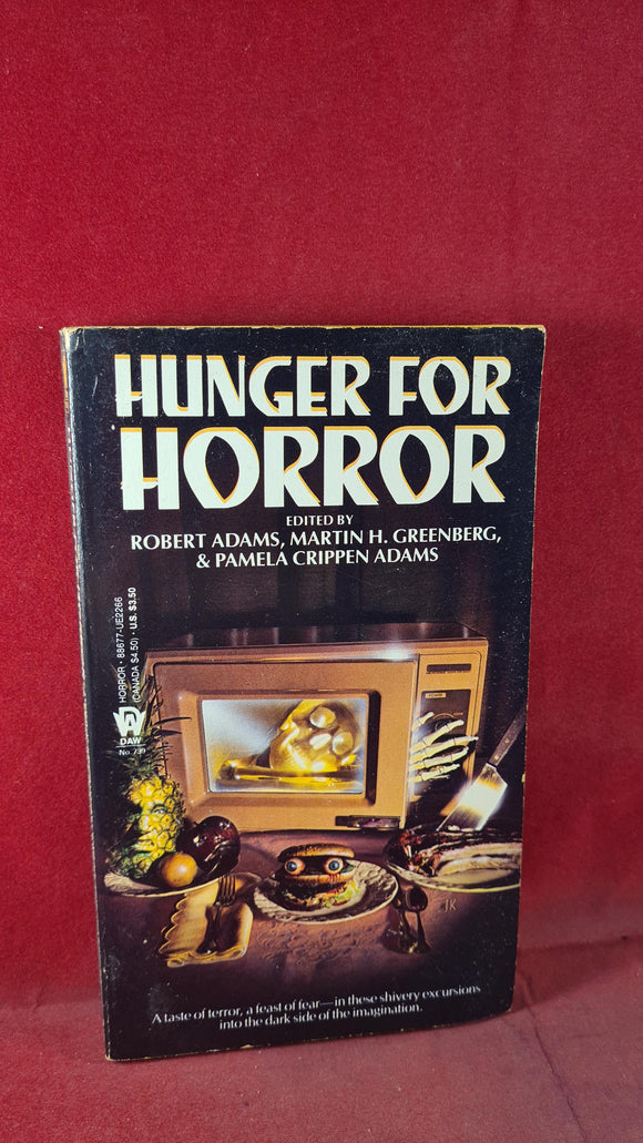 Martin H Greenberg - Hunger For Horror, Daw, 1988, First Edition Paperbacks