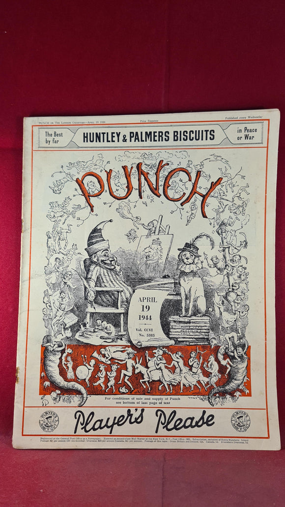 Punch Magazine Number 5385 April 19 1944, Drawing by E H Shephard
