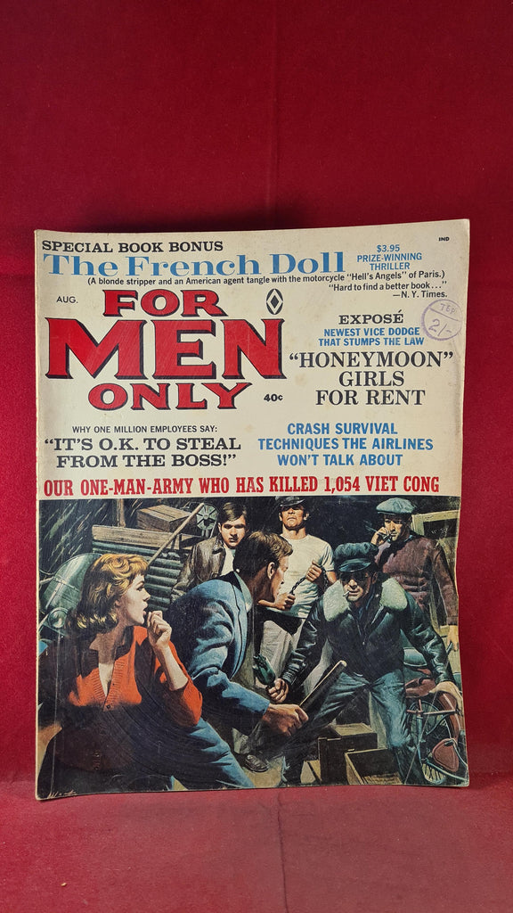 For Men Only Magazine Volume 13 Number 8 August 1966 Richard Dalby s for-men-only-magazine-volume-13-number-8-august-1966-richard-dalby-s