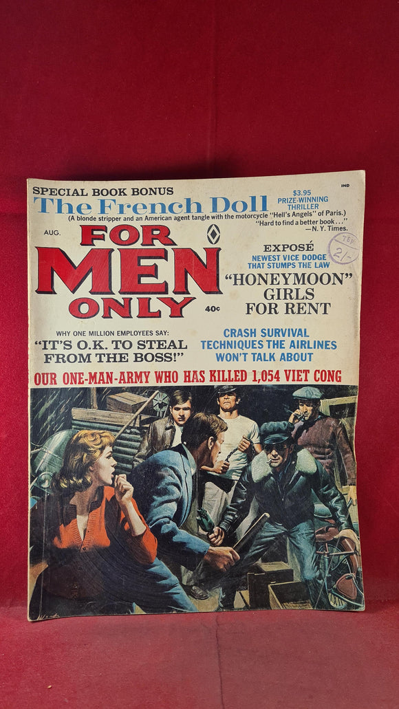 For Men Only Magazine Volume 13 Number 8 August 1966