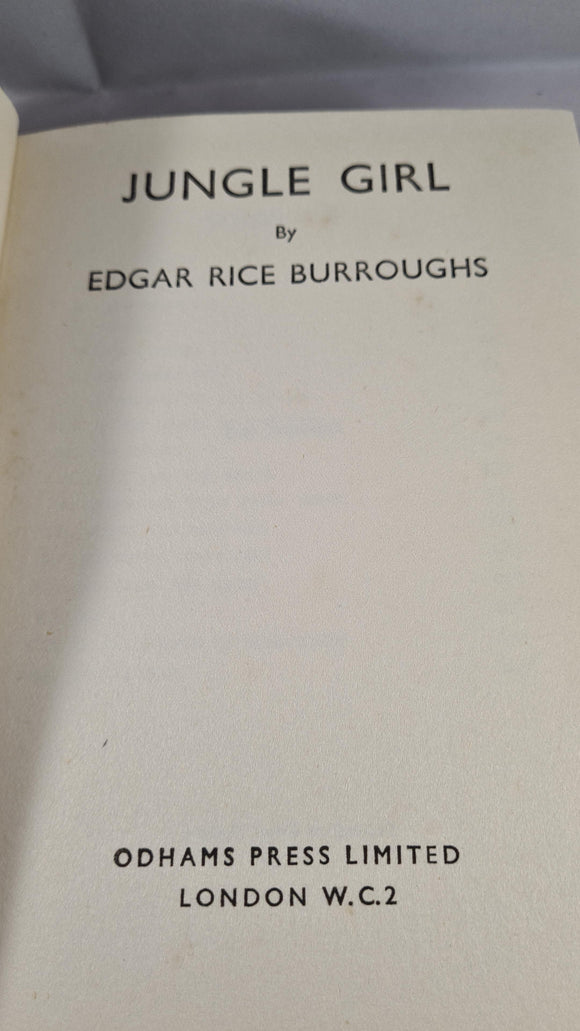 Edgar Rice Burroughs - Jungle Girl, Odhams Press, 1933, First English Edition