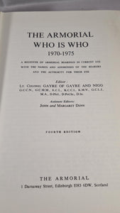 The Armorial Who Is Who 1970-1975