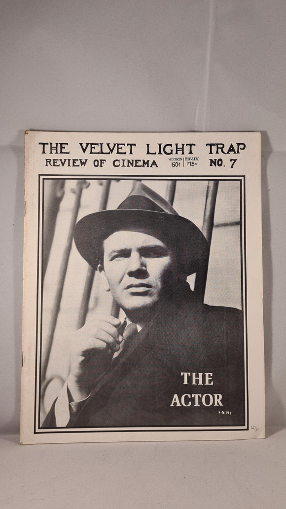 The Velvet Light Trap Number 7, The Actor, Winter 1972/73