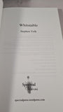 Stephen Volk - Whitstable, Spectral Visions, 2013, First Edition, Paperbacks
