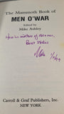 Mike Ashley - Mammoth Book of Men O'War, 1st Carroll & Graf, 1999, Signed, Paperbacks