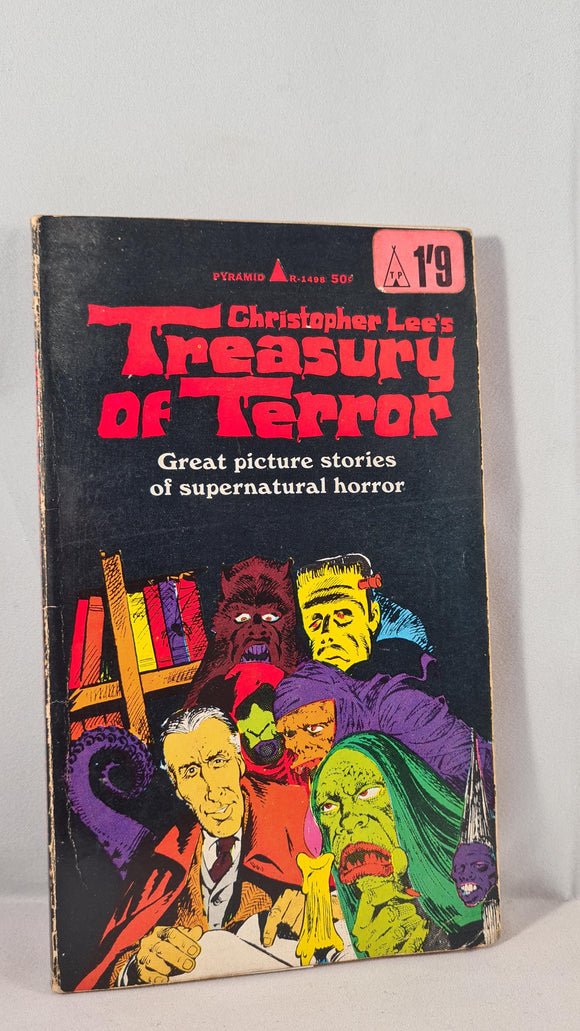 Christopher Lee - Treasury of Terror, Pyramid, 1966, Paperbacks