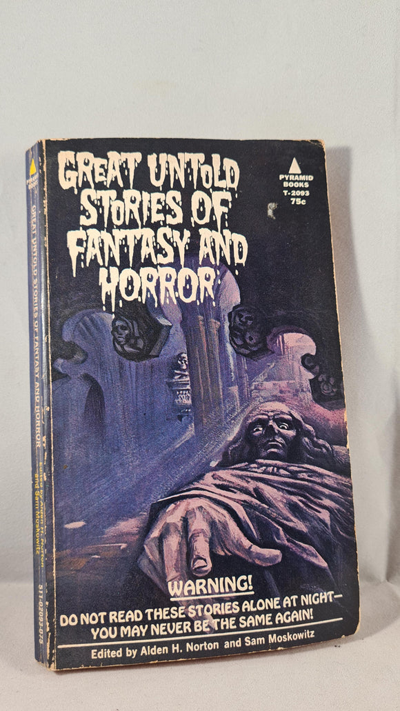 Aiden H Norton - Great Untold Stories of Fantasy & Horror, Pyramid, 1969, Paperbacks
