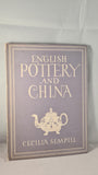 Cecilia Sempill - English Pottery & China, William Collins, 1944, First Edition