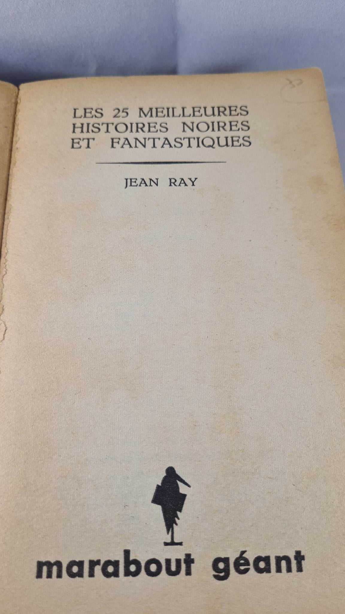Jean Ray - Top 25 Stories, Marabout, 1961, Paperbacks, French Copy ...