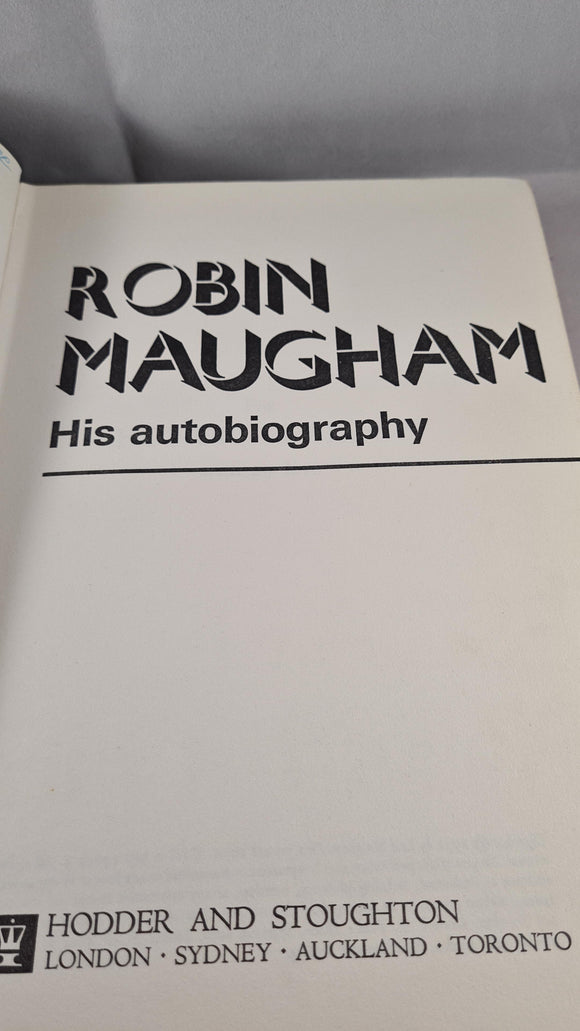 Robin Maugham - Escape From The Shadows, Hodder, 1972, First Edition