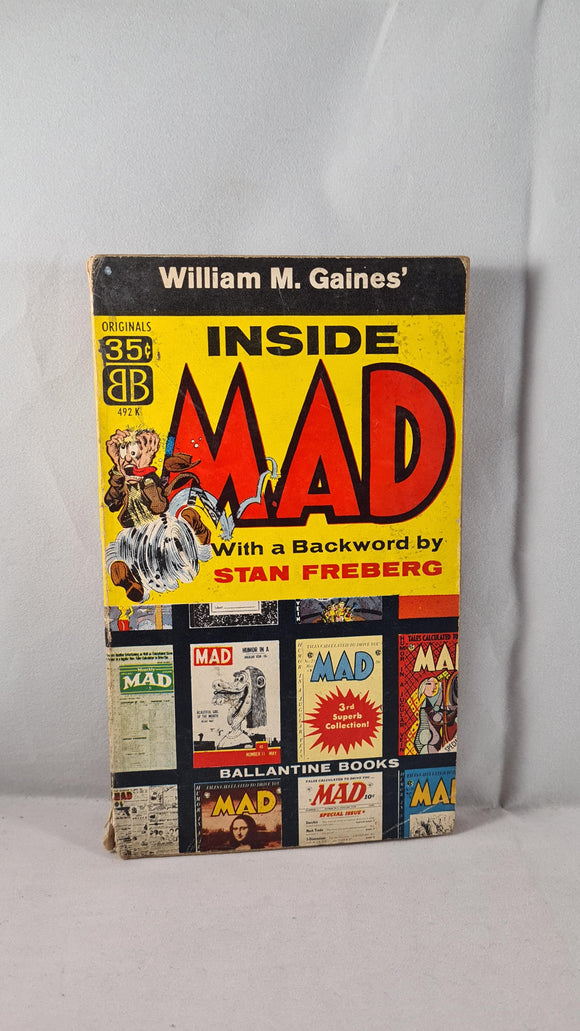 William M Gaines' Inside Mad, Ballantine Books, 1961, Paperbacks
