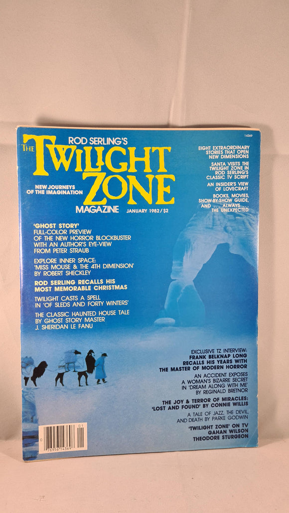 Rod Serling's  The Twilight Zone Magazine, January 1982