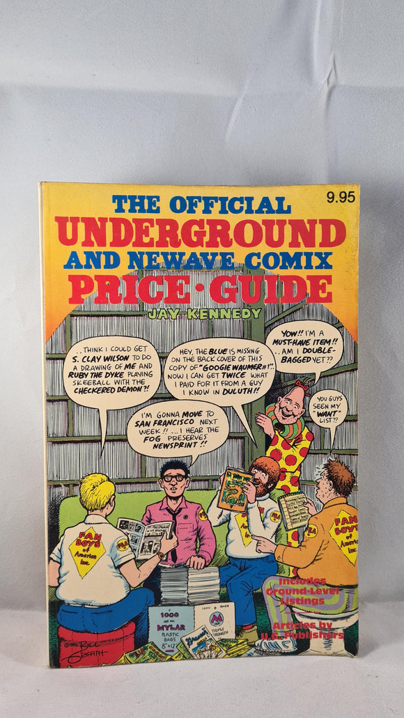 Jay Kennedy - The Official Underground & Newave Comix Price Guide, 1982, 1st Edition