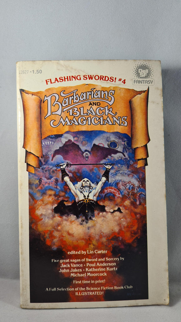 Lin Carter - Barbarians & Black Magicians, Dell Book, 1977, First Edition, Paperbacks