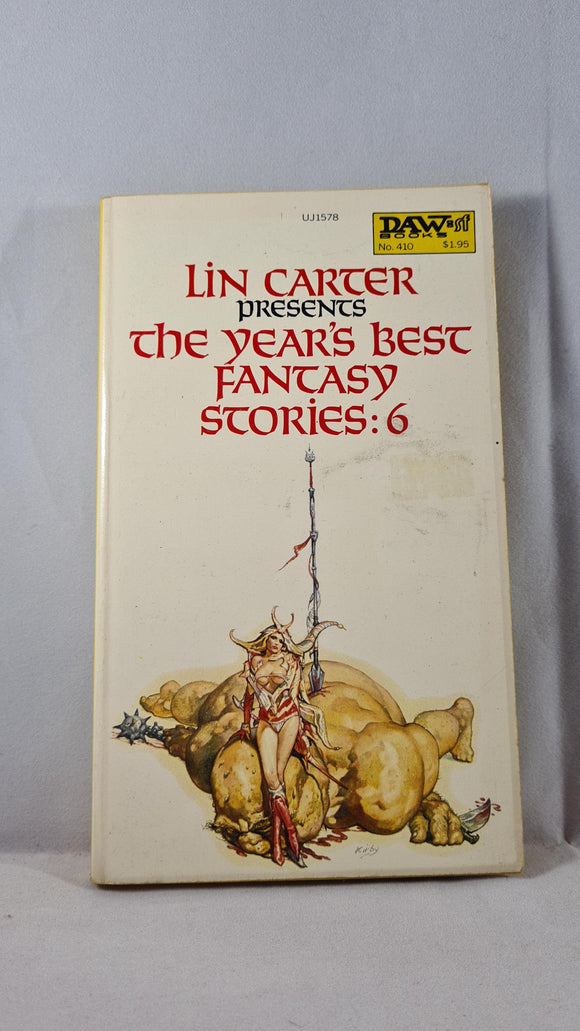 Lin Carter - The Year's Best Fantasy Stories: 6, Daw, First Edition Paperbacks